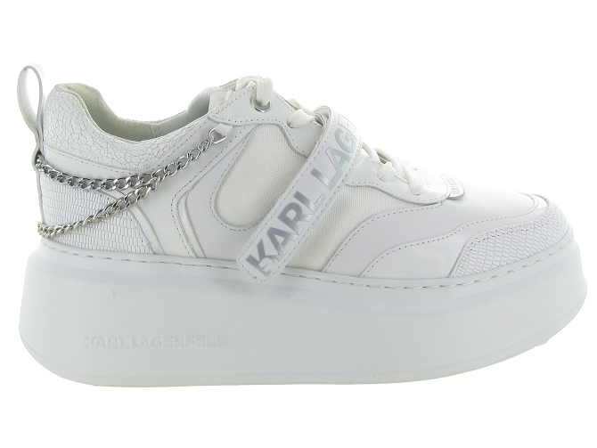 baskets et sneakers - Tendance - femme - Cuir - Blanc - Karl lagerfeld4940201_2