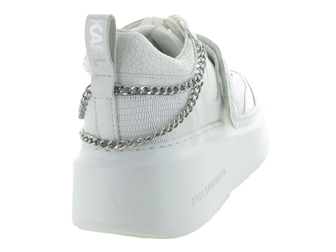 baskets et sneakers - Tendance - femme - Cuir - Argent - Karl lagerfeld4940201_5