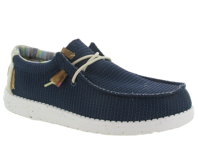 Hey dude baskets et sneakers wally ecosox stretch marine