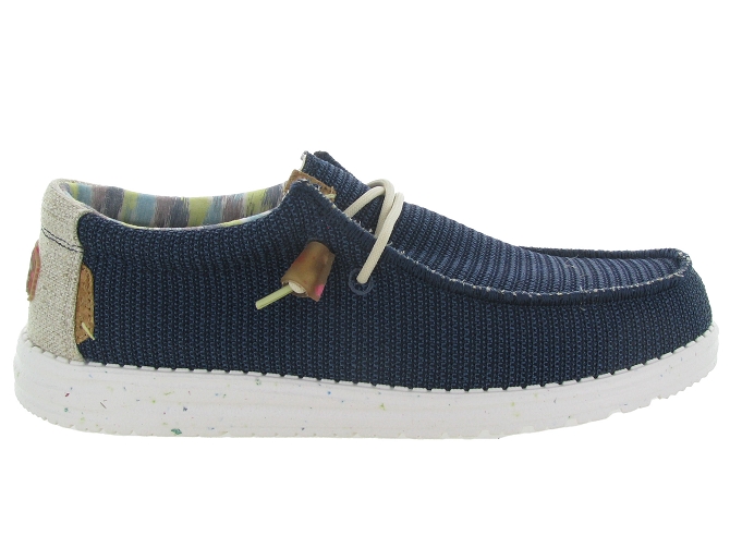 Hey dude baskets et sneakers wally ecosox stretch marine4940701_2