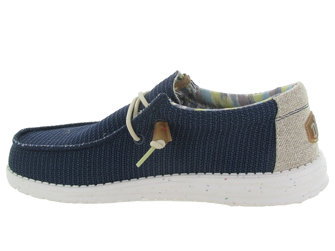 Hey dude baskets et sneakers wally ecosox stretch marine4940701_4
