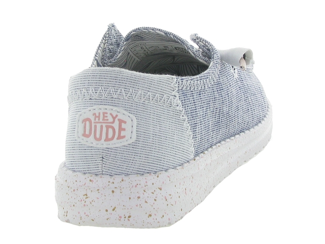 baskets et sneakers - Confort - femme - Toile Jean - Bleu - Hey dude4941301_5