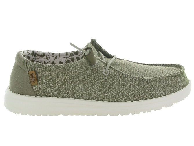 Hey dude baskets et sneakers wendy chambray vert4941602_2