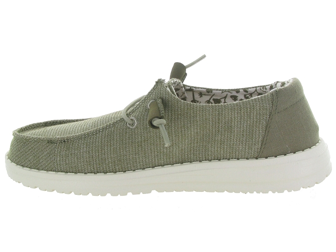 Hey dude baskets et sneakers wendy chambray vert4941602_4