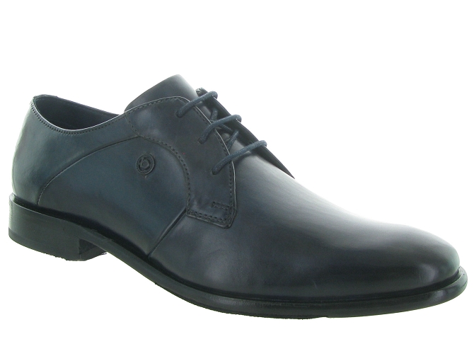 chaussures a lacets - Cérémonie - homme - Cuir - Bleu - Bugatti