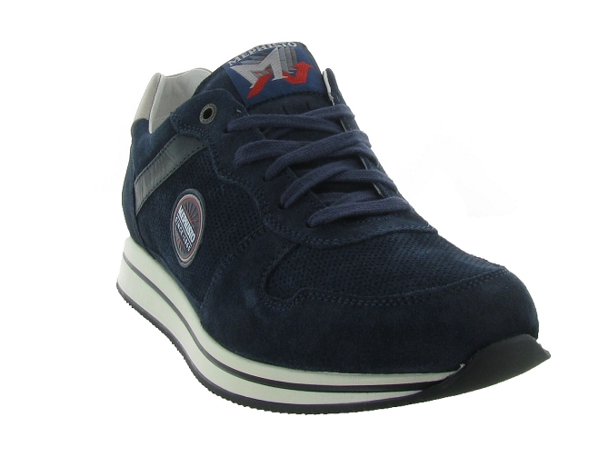 baskets et sneakers - Confort - homme - Cuir - Bleu Marine - Mephisto4942601_3