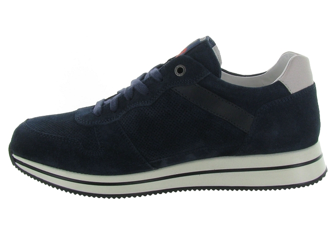 baskets et sneakers - Confort - homme - Cuir - Bleu - Mephisto4942601_4