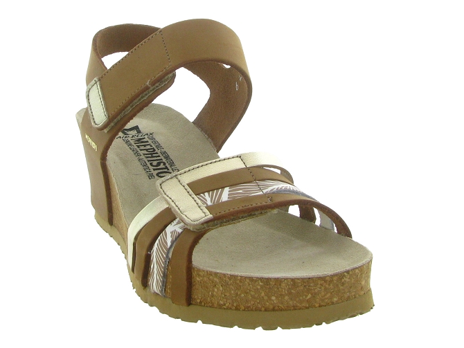 sandales et nu pieds - Confort - femme - Cuir - Camel - Mephisto4943402_3