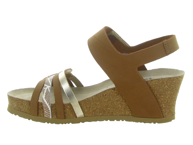 sandales et nu pieds - Confort - femme - Cuir - Camel - Mephisto4943402_4