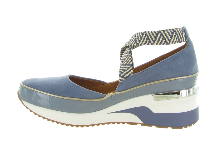 sandales et nu pieds - Confort - femme - Cuir - Bleu - Mamzelle4944504_4