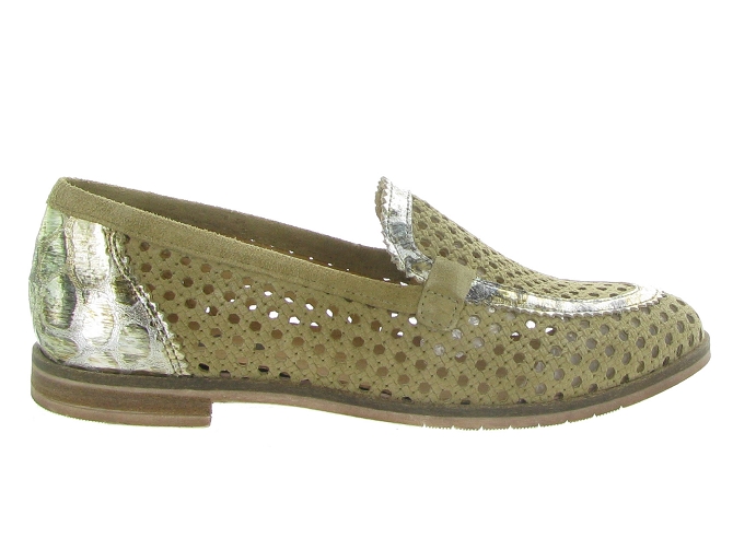 mocassins - Elégant - femme - Nubuck - Gris - Minka design4956101_2