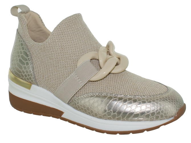 baskets et sneakers - Montante - femme - Synthétique - Beige - Reqins