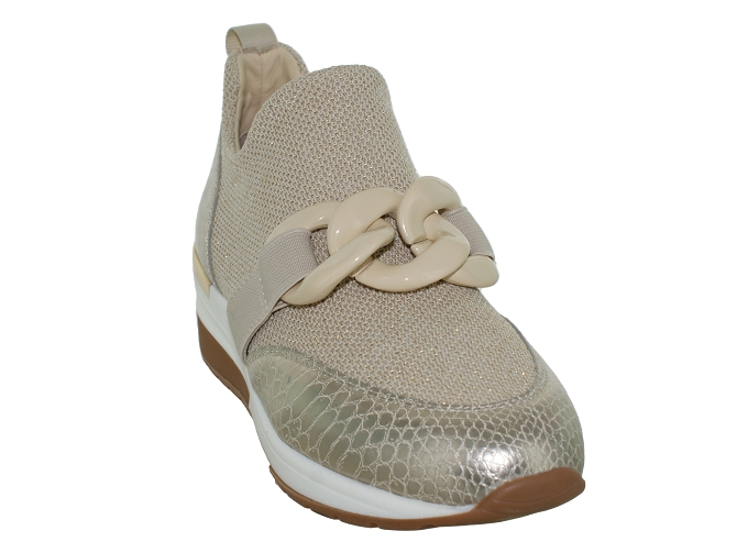 baskets et sneakers - Montante - femme - Synthétique - Beige - Reqins4960601_3