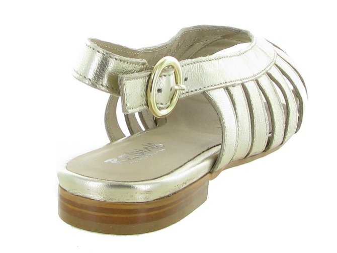 sandales et nu pieds - Cérémonie - femme - Cuir - Or - Reqins4961001_5