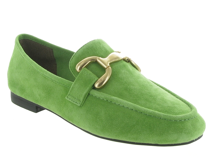 mocassins - Elégant - femme - Nubuck - Vert - Bibi lou