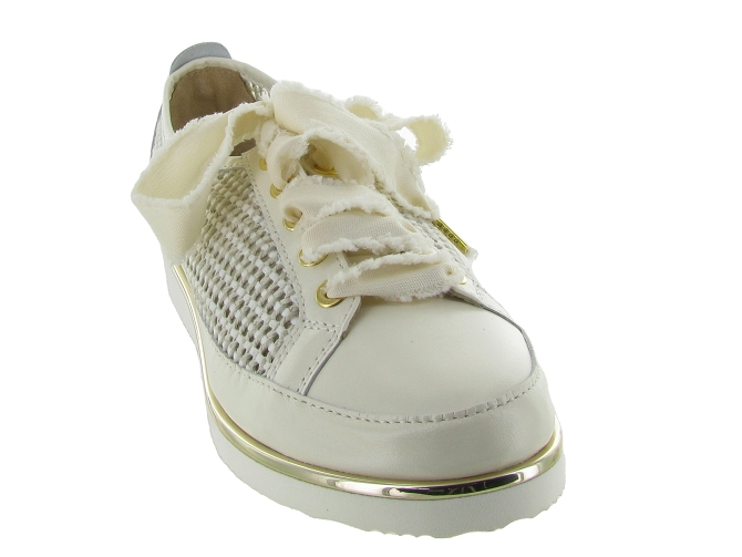 chaussures a lacets - Lacets détente - femme - Cuir - Blanc - Xsa4965201_3