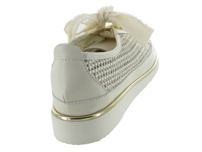 chaussures a lacets - Lacets détente - femme - Cuir - Blanc - Xsa4965201_5