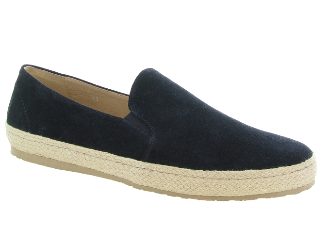 mocassins - Elégant - homme - Nubuck - Bleu - Brunos