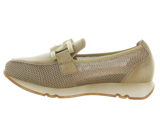 mocassins - Elégant - femme - Cuir - Gris - Hispanitas4966202_4