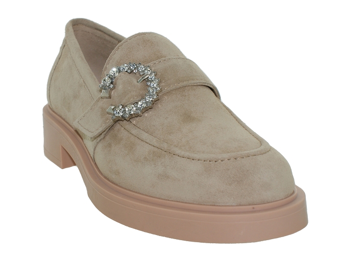 mocassins - Elégant - femme - Nubuck - Beige - Alpe4969101_3