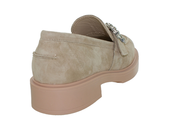 mocassins - Elégant - femme - Nubuck - Beige - Alpe4969101_5