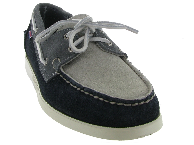 mocassins - Bateau - homme - Cuir - Bleu - Sebago4970302_3