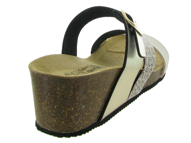 sandales et nu pieds - Mule Sabot - femme - Synthétique - Or - La maison de l espadrille4973401_5