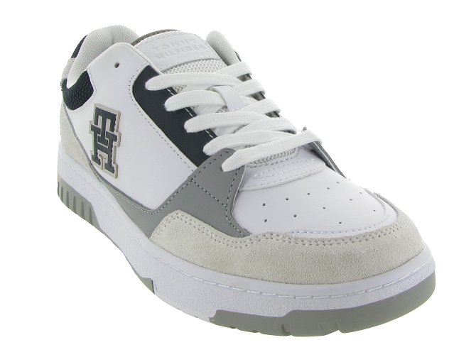 baskets et sneakers - Tendance - homme - Cuir - Gris - Tommy hilfiger4978001_3