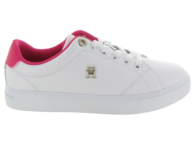 baskets et sneakers - Tendance - femme - Cuir - Blanc - Tommy hilfiger4978301_2