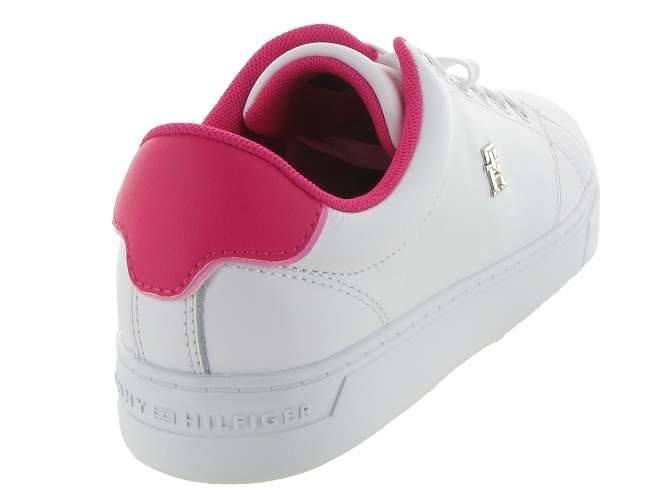 baskets et sneakers - Tendance - femme - Cuir - Blanc - Tommy hilfiger4978301_5