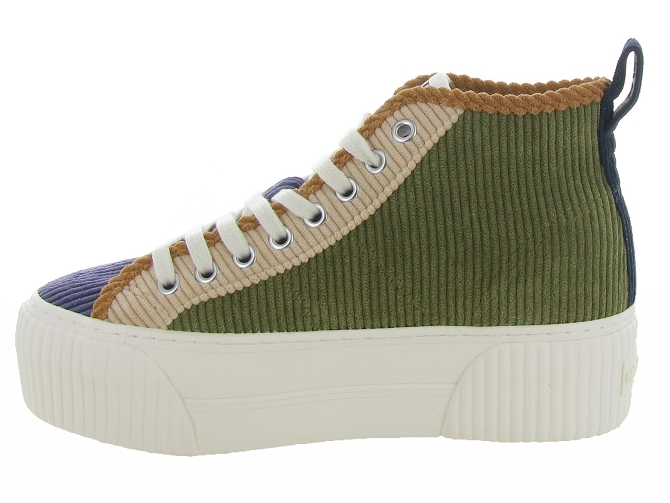 baskets et sneakers - Montante - femme - Toile Jean - Vert - No name4979401_4