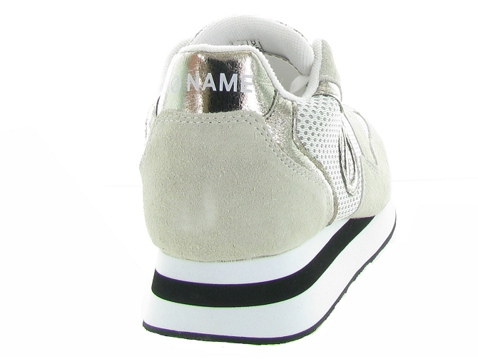 baskets et sneakers - Tendance - femme - Cuir - Blanc - No name4979601_5