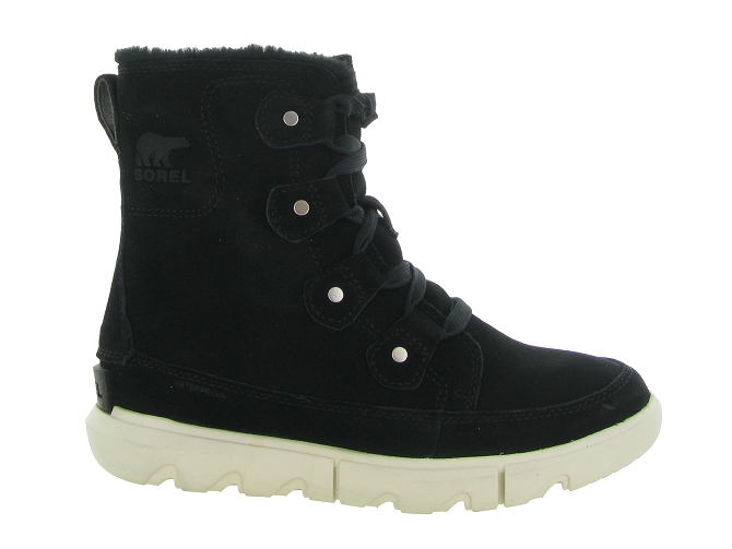 apres ski bottes fourrees - Botte de neige - femme - Cuir - Noir - Sorel4980301_2