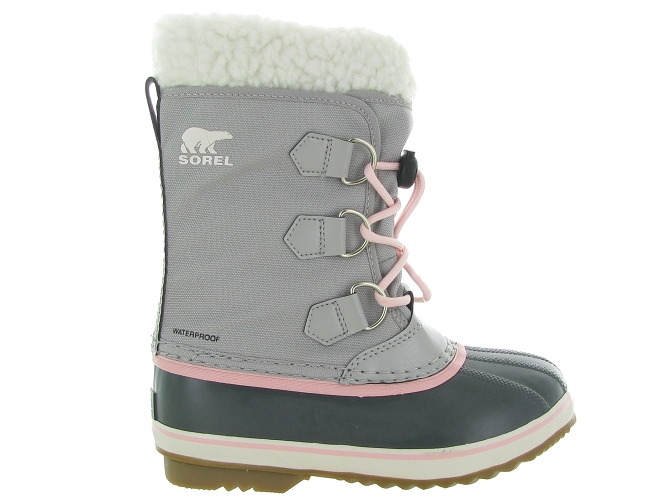 apres ski bottes fourrees -  - junior fille - Nylon - Gris - Sorel4981001_2