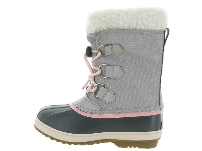 apres ski bottes fourrees -  - junior fille - Nylon - Gris - Sorel4981001_4