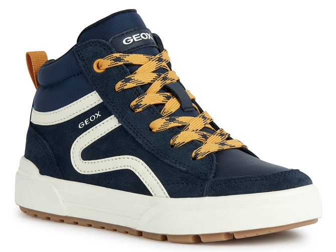 chaussures a lacets -  - junior garcon - Synthétique - Bleu - Geox