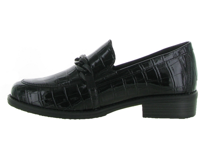 mocassins - Elégant - femme - Cuir - Noir - Remonte4984002_4