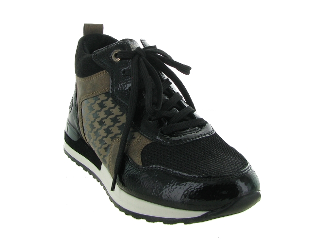 baskets et sneakers - Confort - femme - Cuir - Noir - Remonte4985001_3