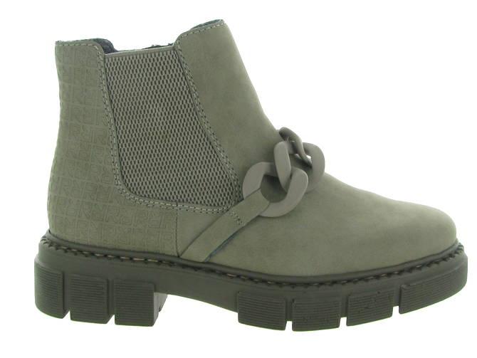 bottines et boots - Casual - femme - Synthétique - Gris - Rieker4985201_2