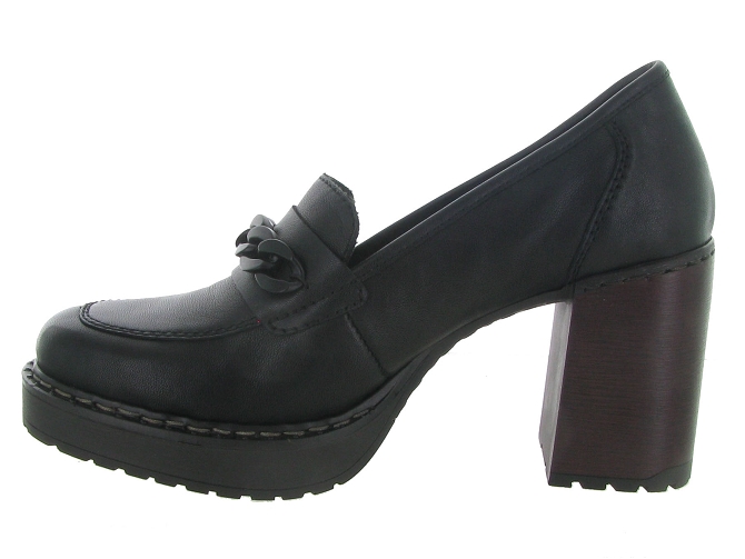 mocassins - Elégant - femme - Cuir - Noir - Rieker4986701_4