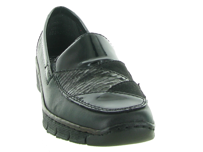 mocassins - Elégant - femme - Cuir - Noir - Rieker4987301_3