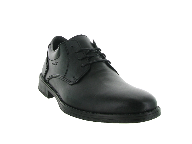 chaussures a lacets - Cérémonie - homme - Cuir - Noir - Rieker4988401_3