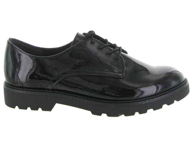 chaussures a lacets - Derby & Richelieu chic - femme - Cuir - Noir - Tamaris4990501_2