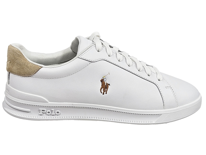 baskets et sneakers - Tendance - homme - Cuir - Blanc - Ralph lauren4991402_2