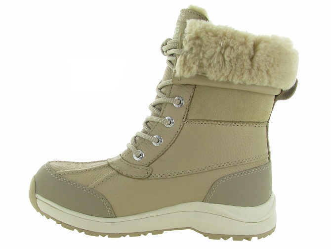 apres ski bottes fourrees - Botte de neige - femme - Cuir - Beige - Ugg australia4992202_4