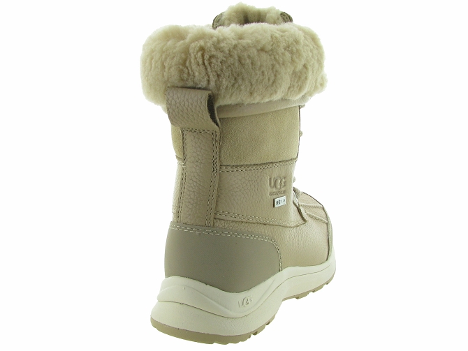 apres ski bottes fourrees - Botte de neige - femme - Cuir - Beige - Ugg australia4992202_5