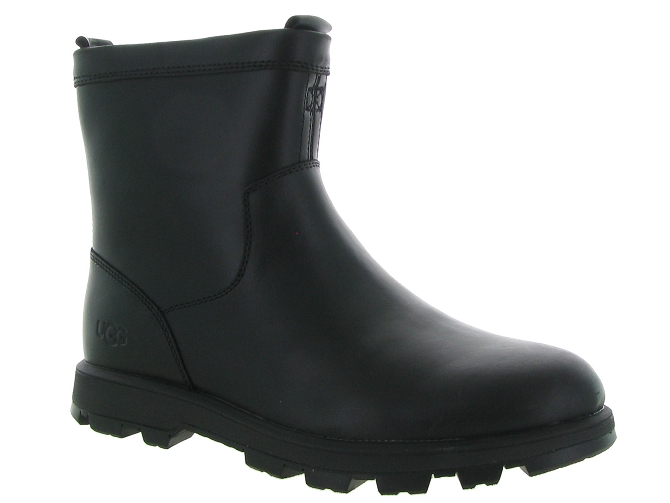 apres ski bottes fourrees - Bottes de neige - homme - Cuir - Noir - Ugg australia