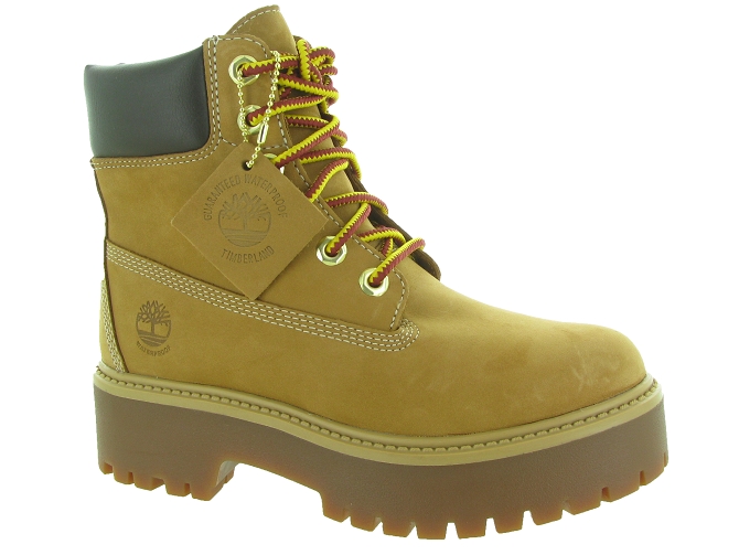 bottines et boots - Casual - femme - Nubuck - Jaune - Timberland