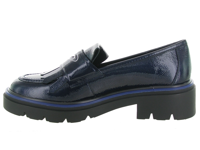 mocassins - Elégant - femme - Cuir - Bleu - Regarde le ciel...4994401_4