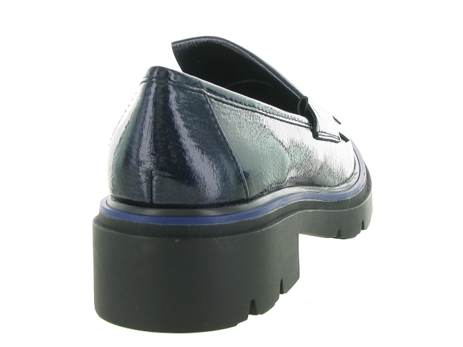 mocassins - Elégant - femme - Cuir - Bleu - Regarde le ciel...4994401_5